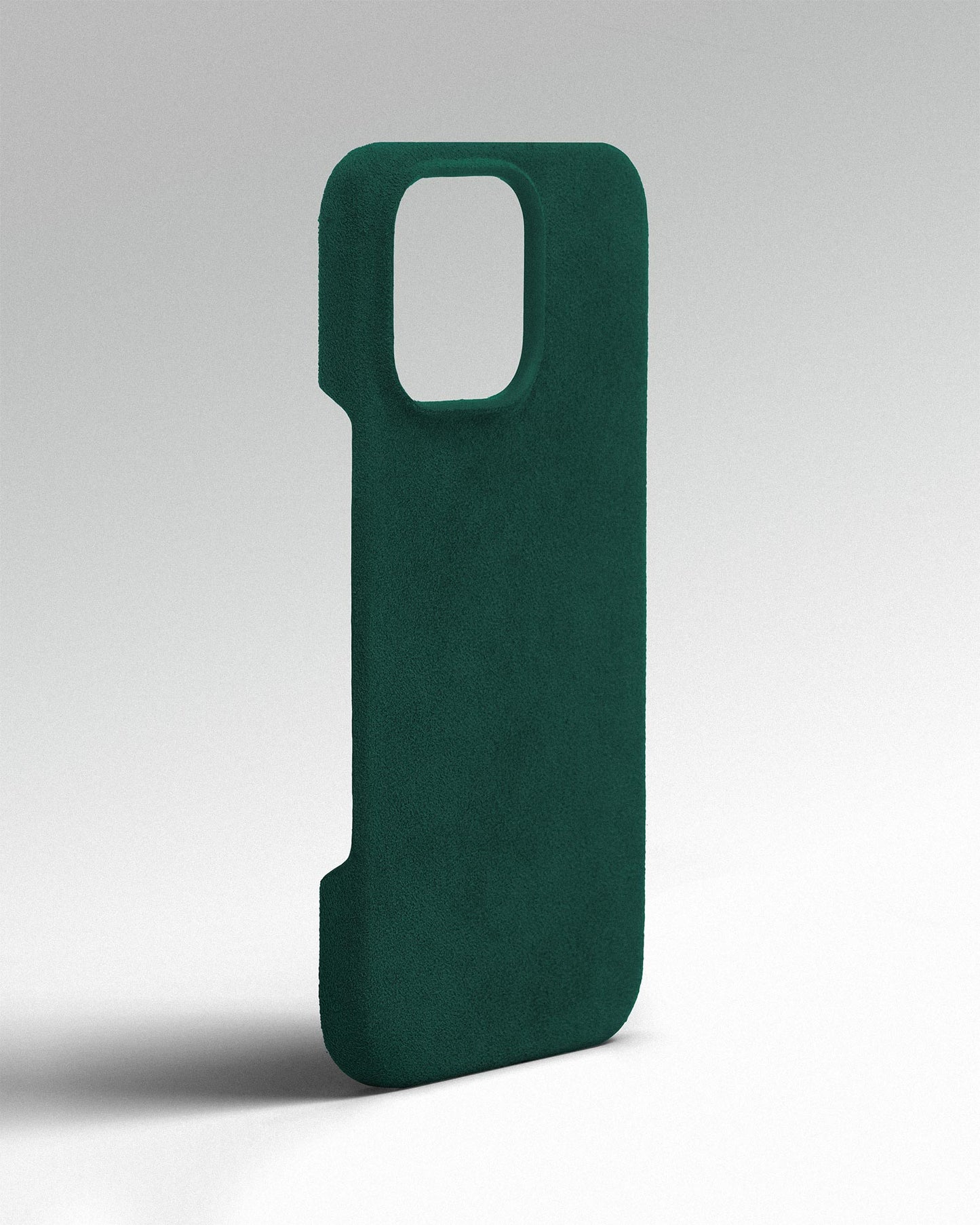 Green Alcantara Case for iPhone 16 Pro Max