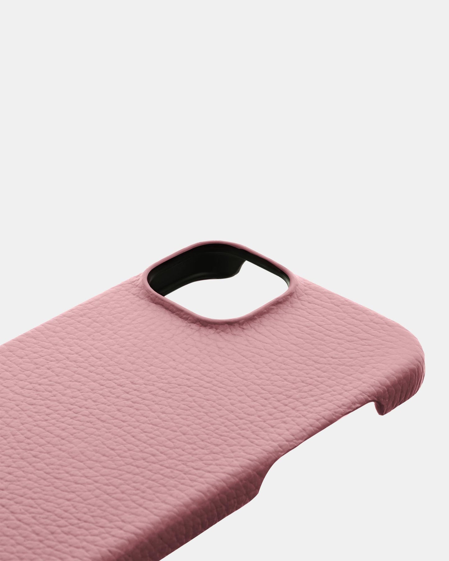 Pink Leather Case for iPhone 15 Plus