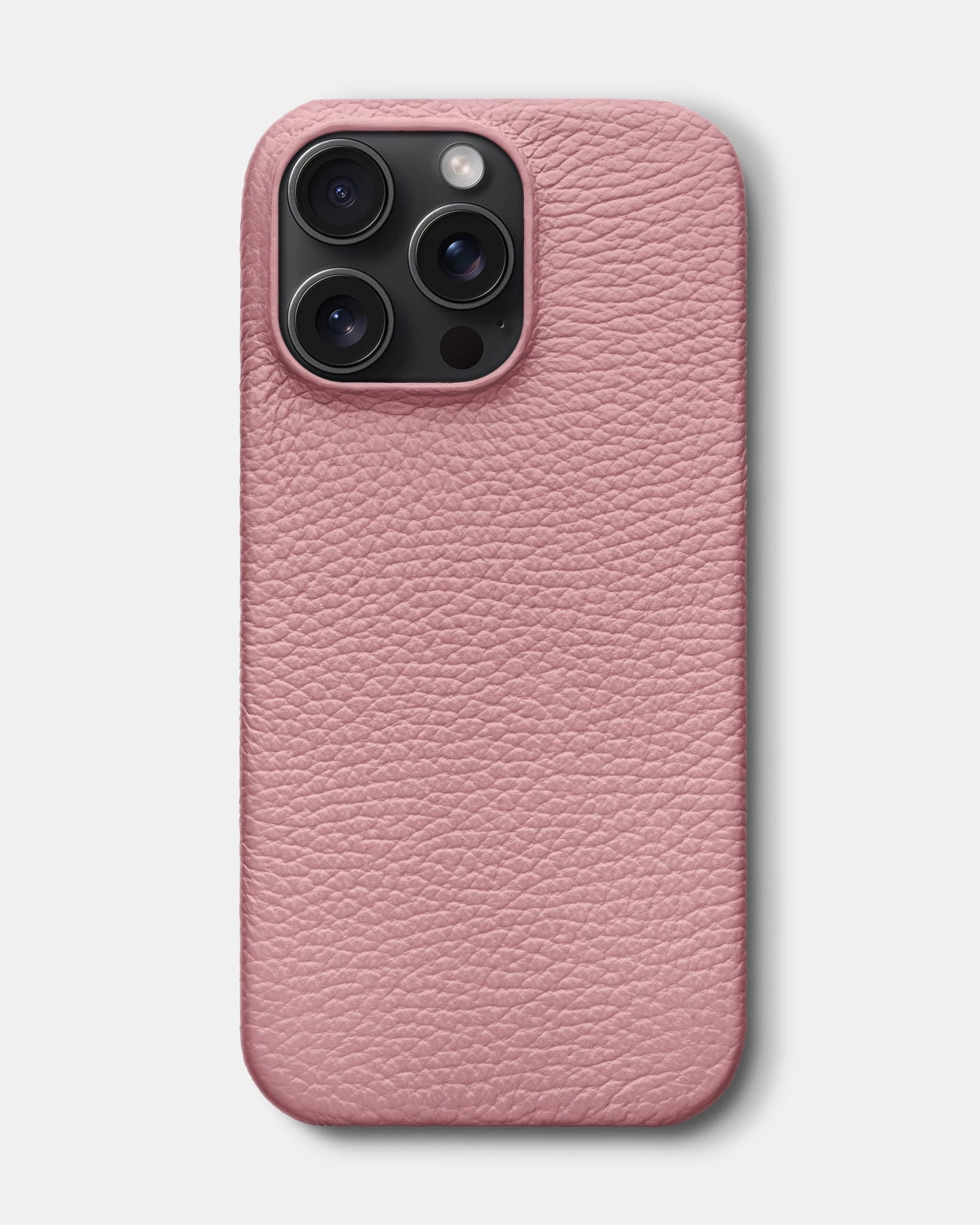 Pink Leather Case for iPhone 15 Pro Max