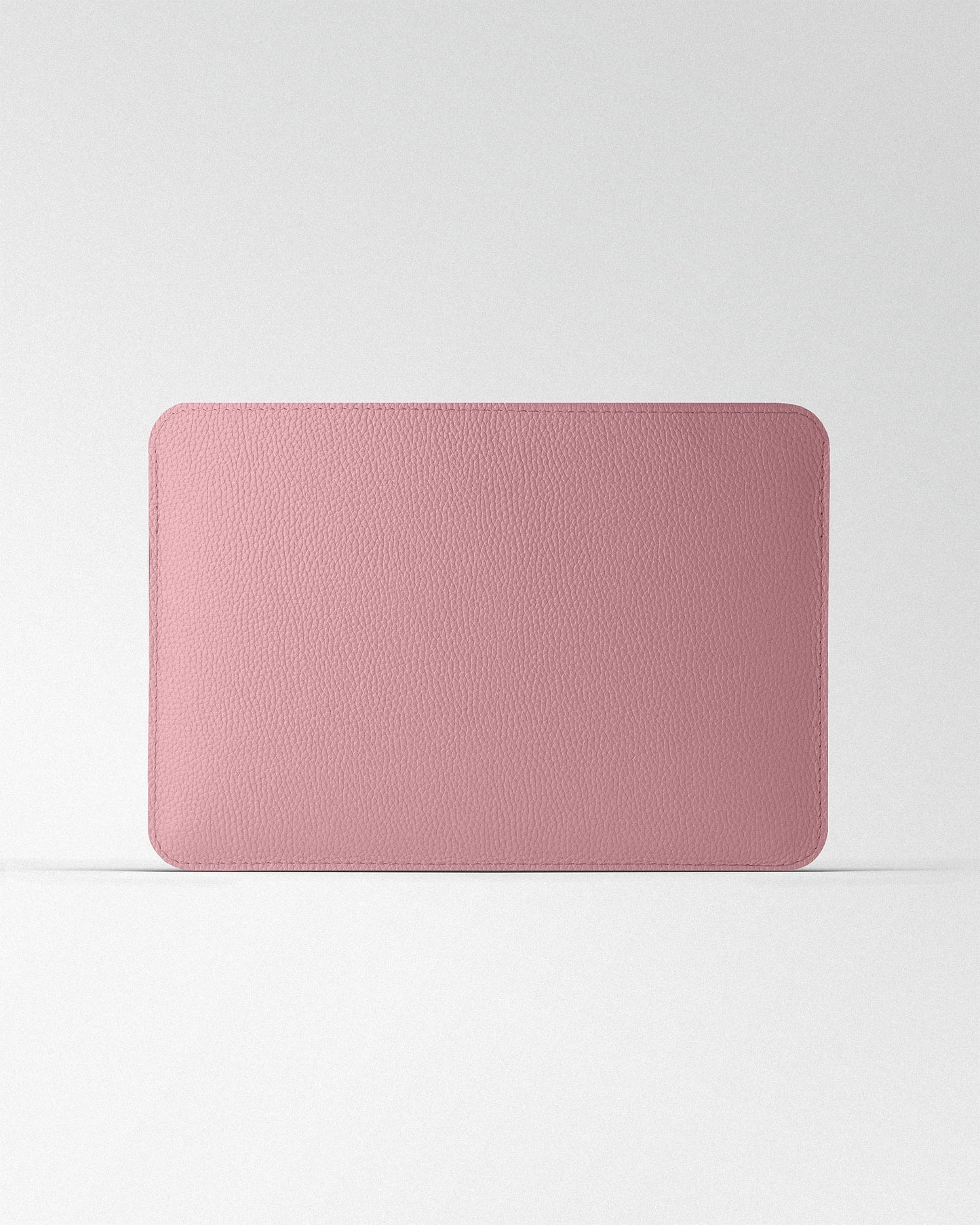 Minimalist MacBook Sleeve in Pink Floater Leather