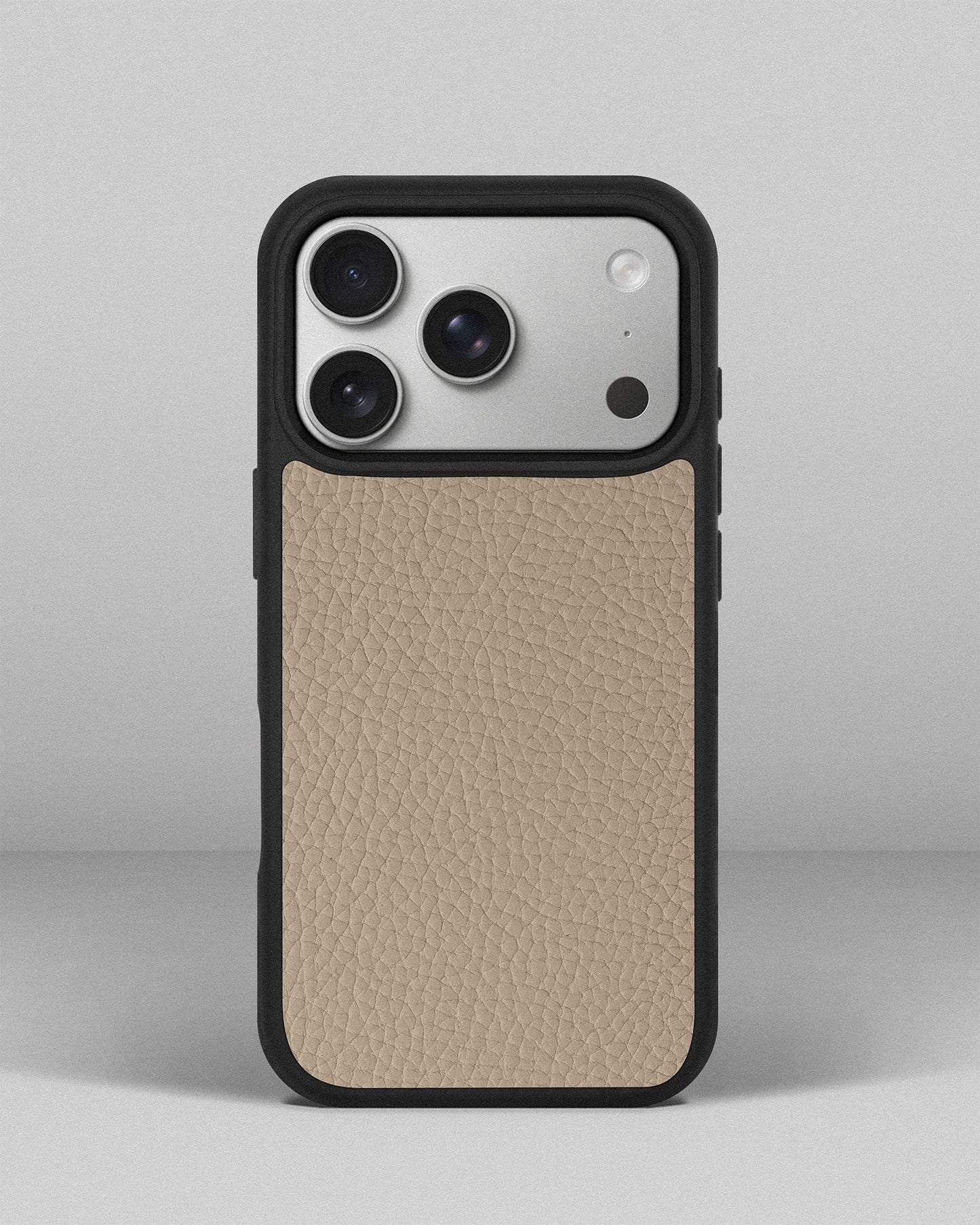 Beige Leather Sport Case for iPhone 17 Pro