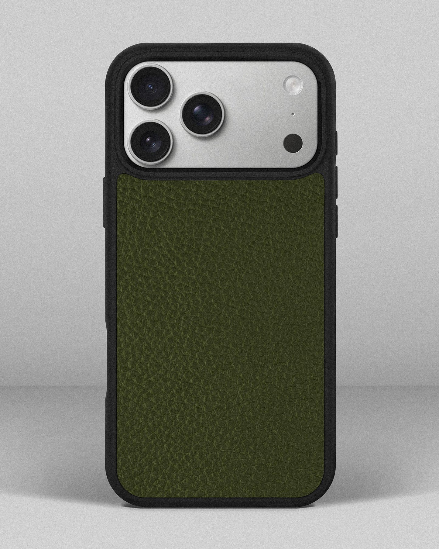 Dark Green Leather Sport Case for iPhone 17 Pro Max