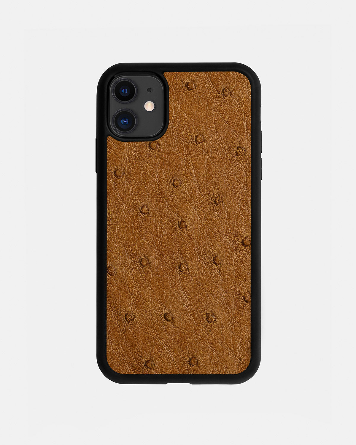 Light brown Ostrich Sport Case for iPhone 11
