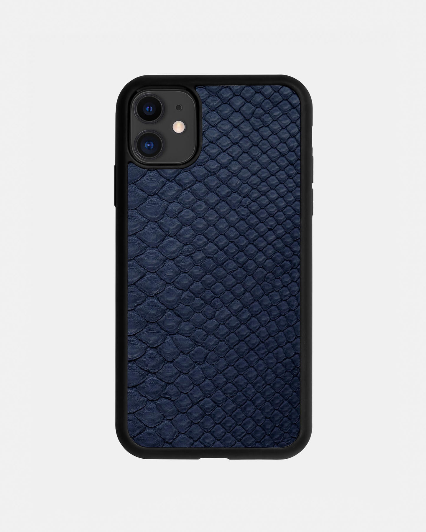 Dark blue Python Skin Sport Case for iPhone 11