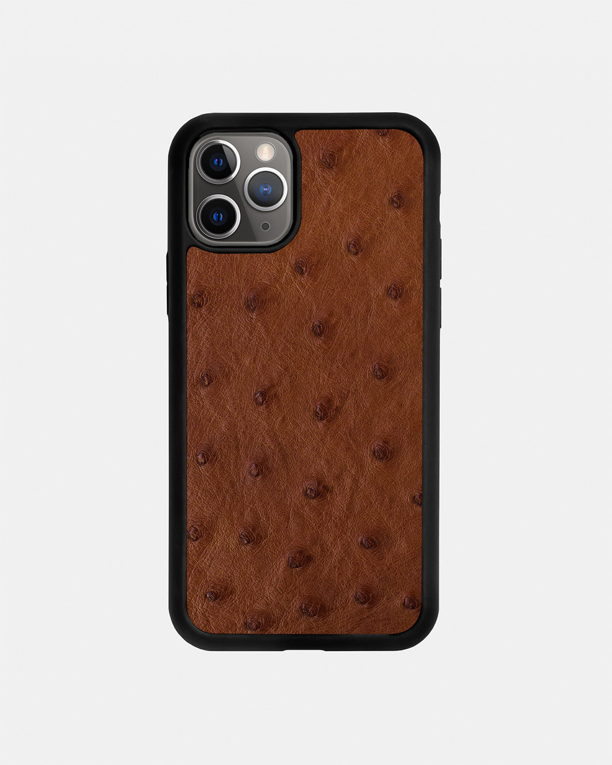 Brown Ostrich Sport Case for iPhone 11 Pro