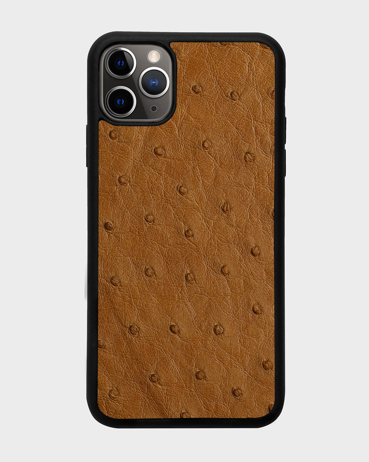 Light brown Ostrich Sport Case for iPhone 11 Pro Max