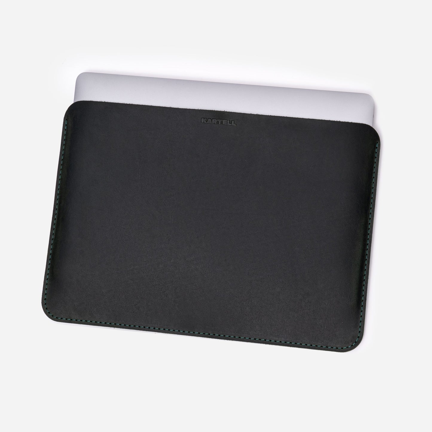 Dark Green Crazy Horse Leather MacBook 14 Pro Case