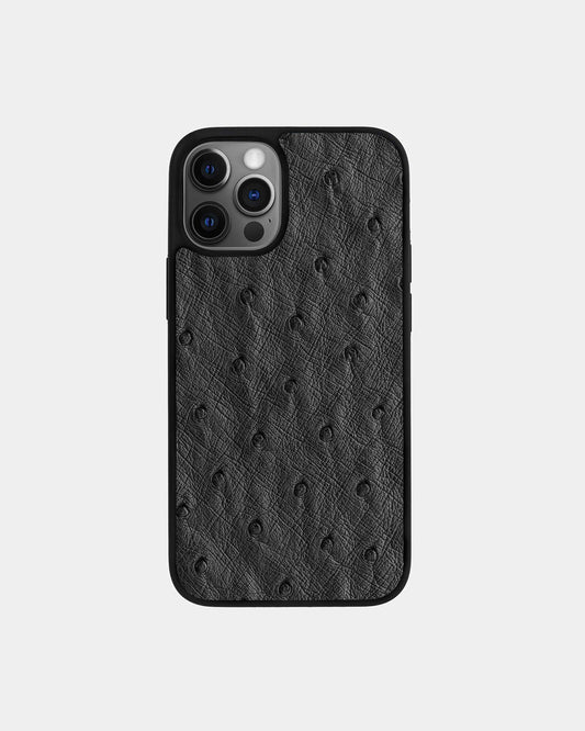 Dark gray Ostrich Sport Case for iPhone 12 Pro