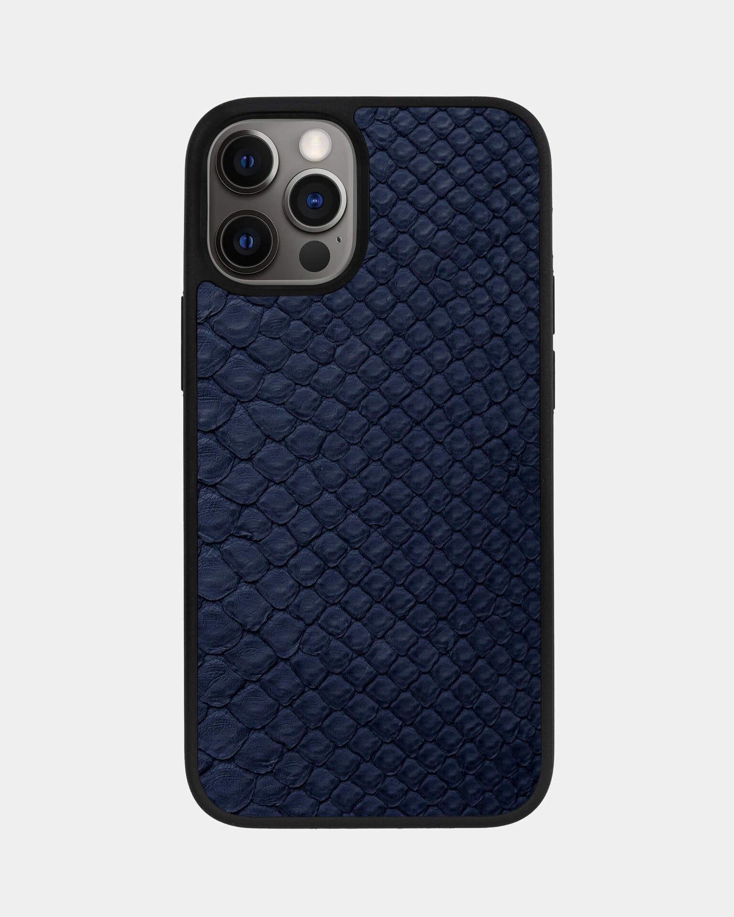 Dark blue Python Skin Sport Case for iPhone 12 Pro Max