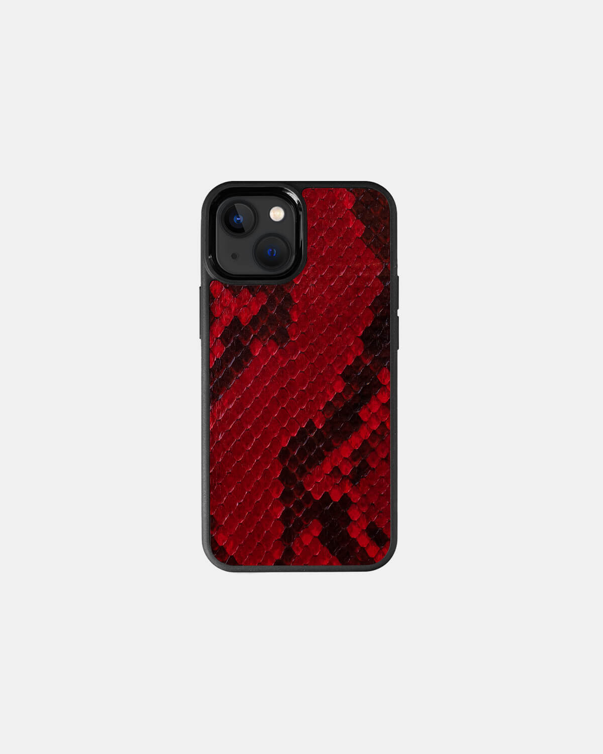 Red Python Skin Sport Case for iPhone 13 Mini