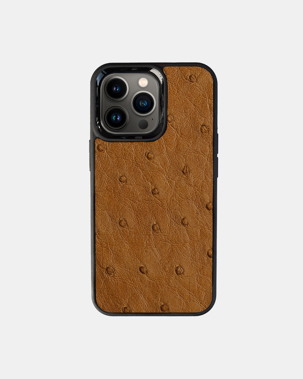 Light brown Ostrich Sport Case for iPhone 13 Pro