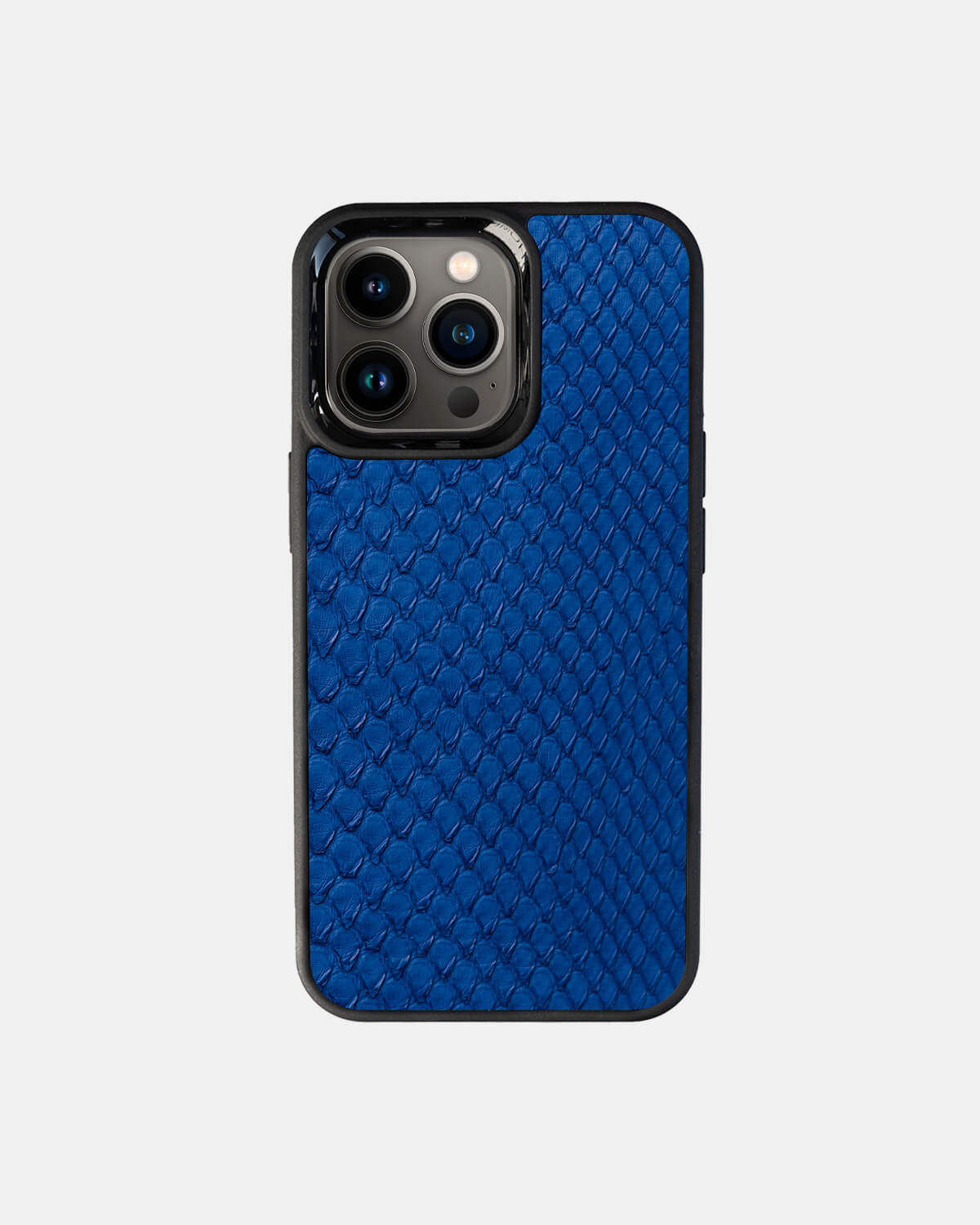 Blue Python Skin Sport Case for iPhone 13 Pro