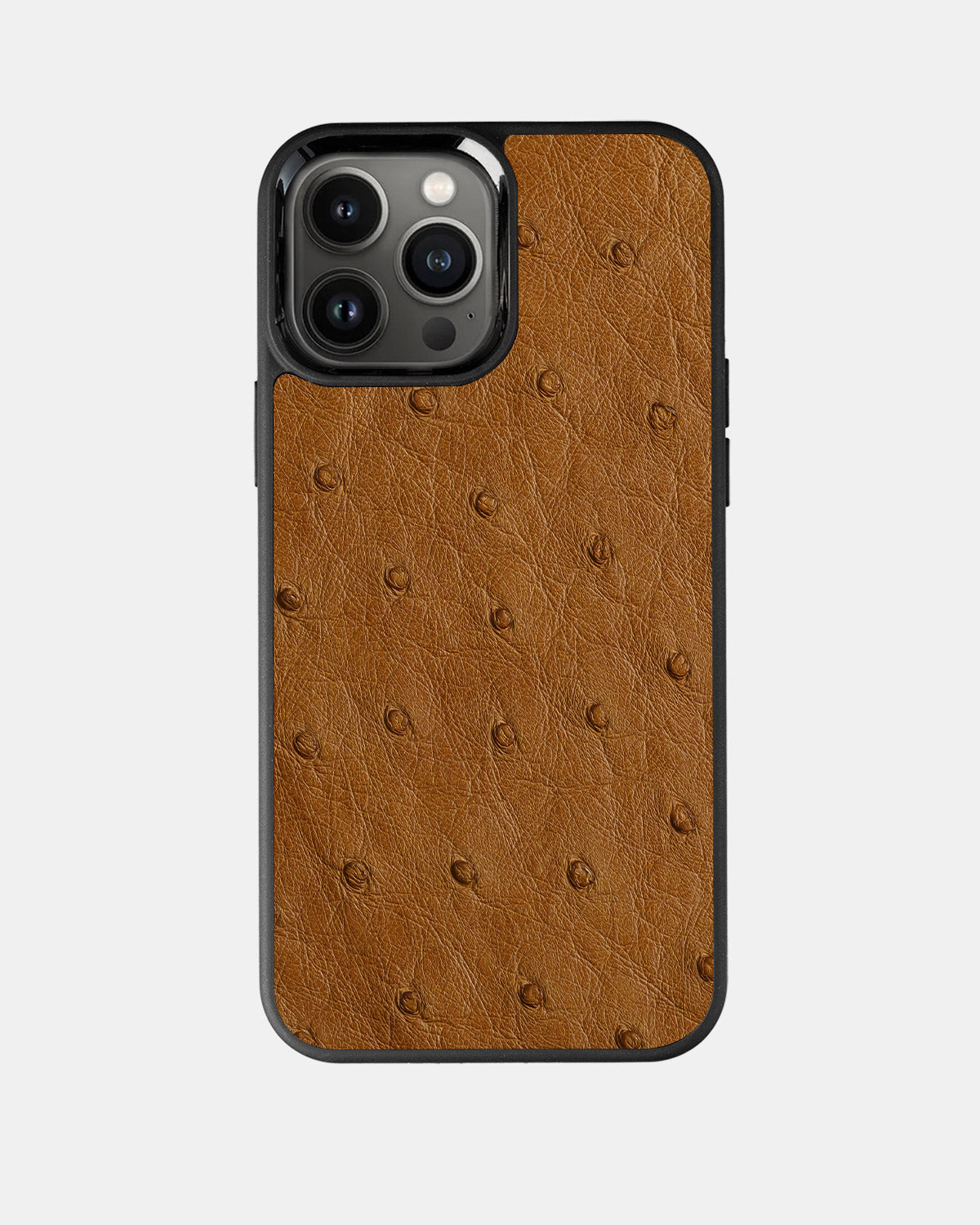 Light brown Ostrich Sport Case for iPhone 13 Pro Max