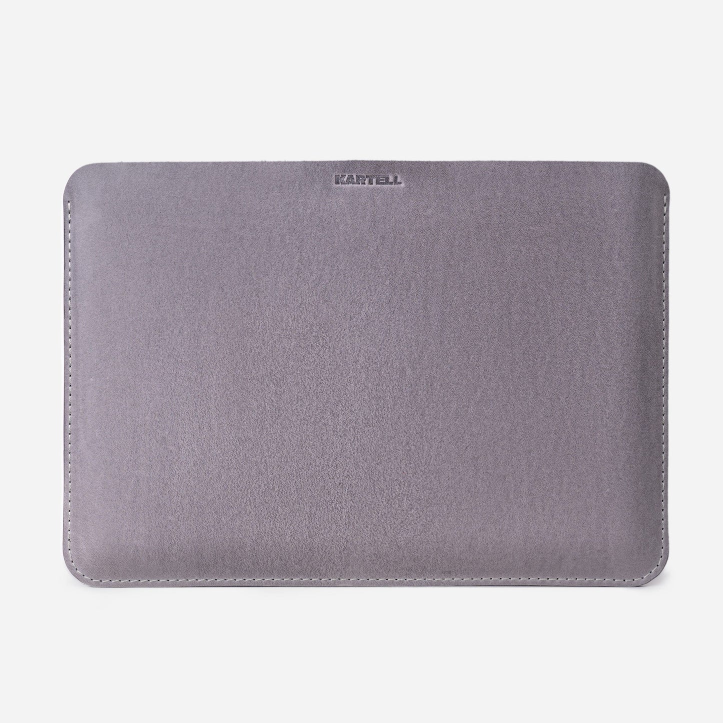 Сірий відкритий шкіряний чохол Crazy Horse для MacBook Air 13 (2020).