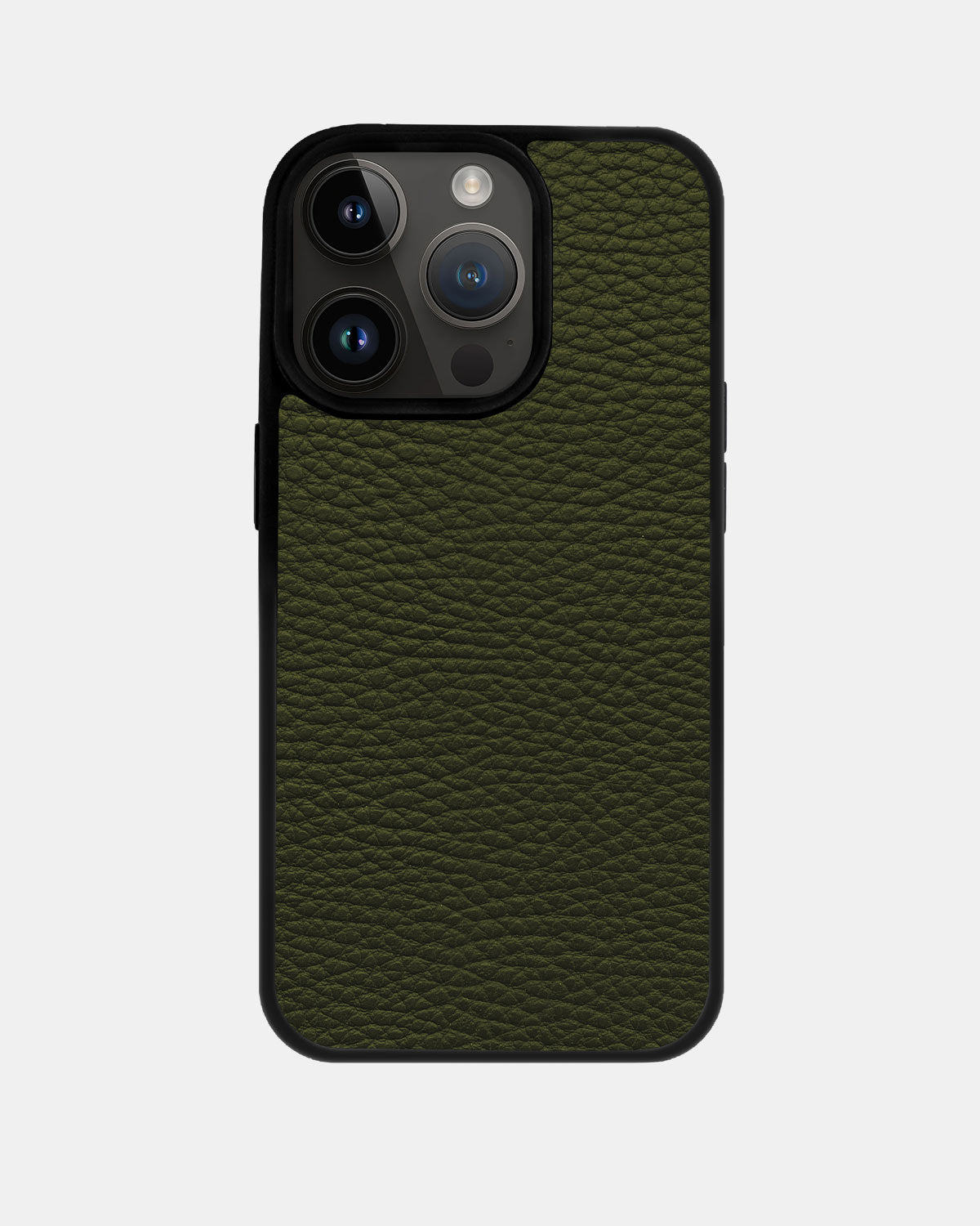 Green Leather Sport Case for iPhone 14 Pro Max