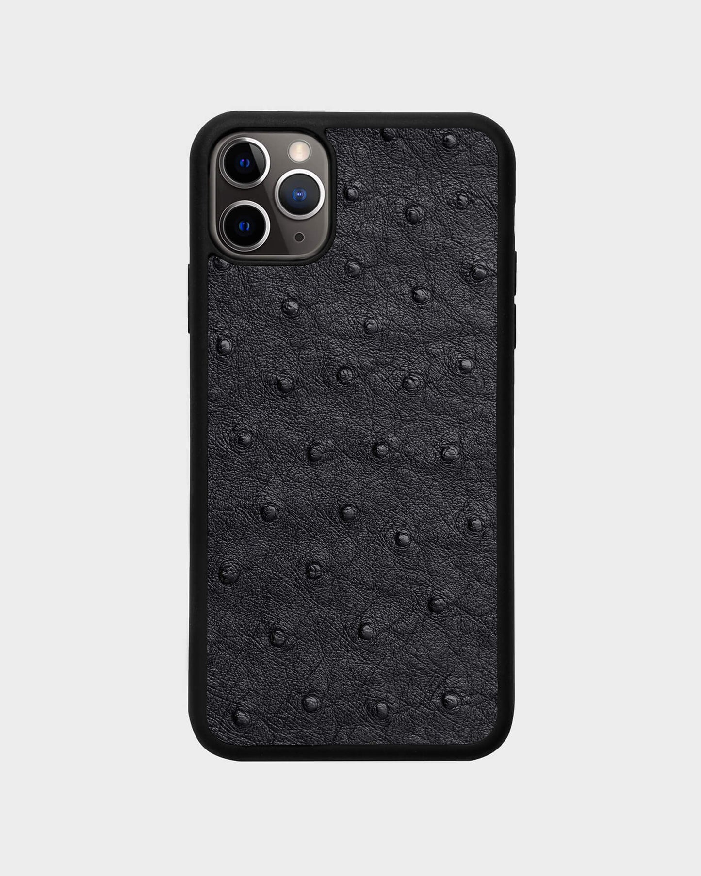 Black Ostrich Sport Case for iPhone 11 Pro Max