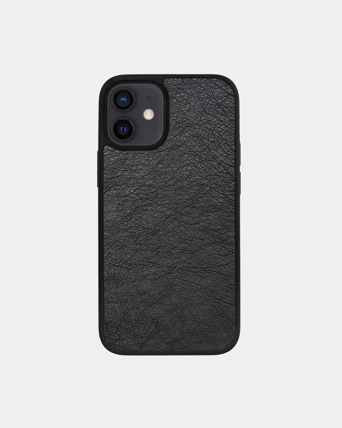 حافظة سوداء سوداء بدون غطاء لجهاز iPhone 12