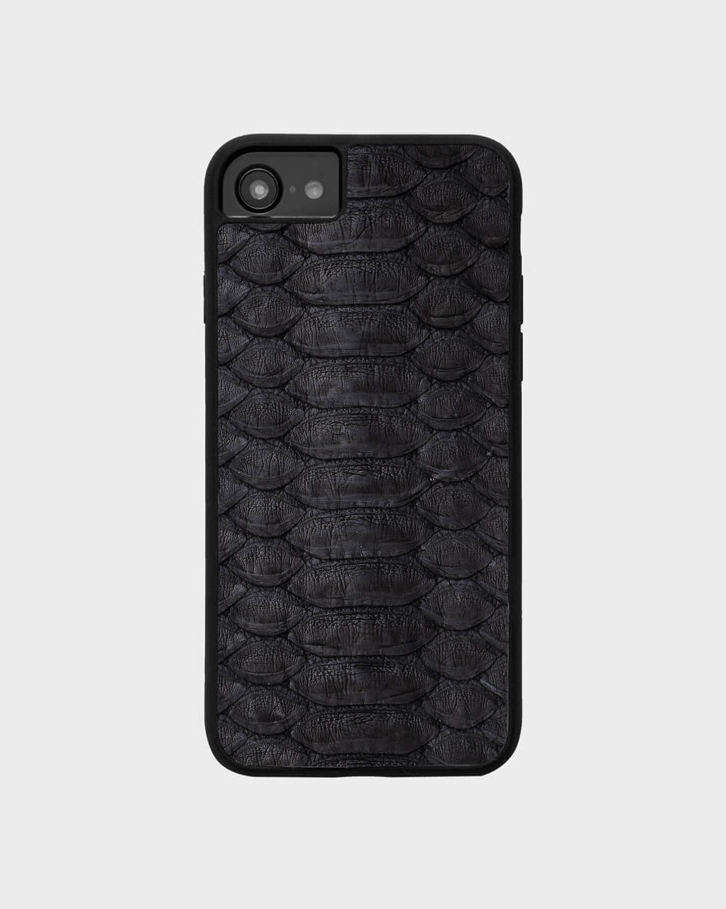 غطاء جلدي أسود اللون لهاتف iPhone 7