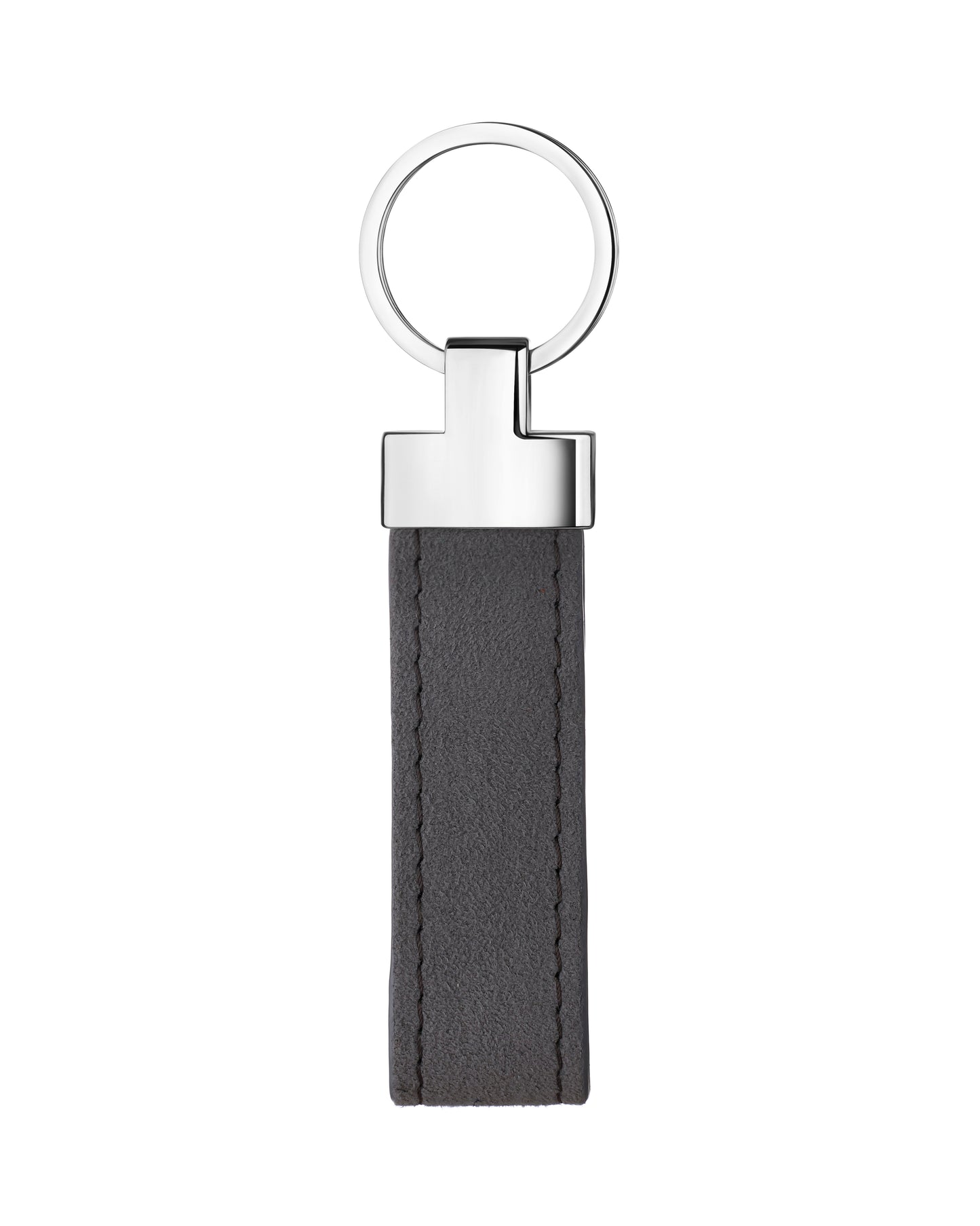 Grey Alcantara Keychain