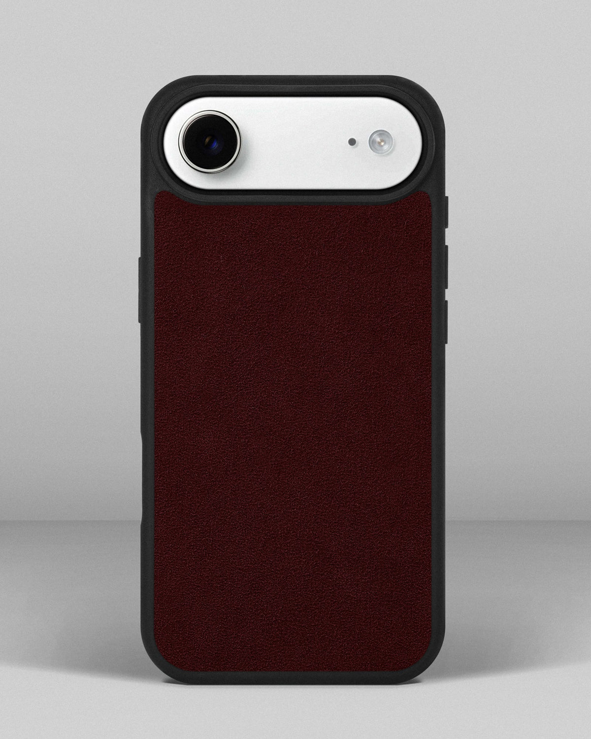 Burgundy Alcantara Sport Case for iPhone 17 Air