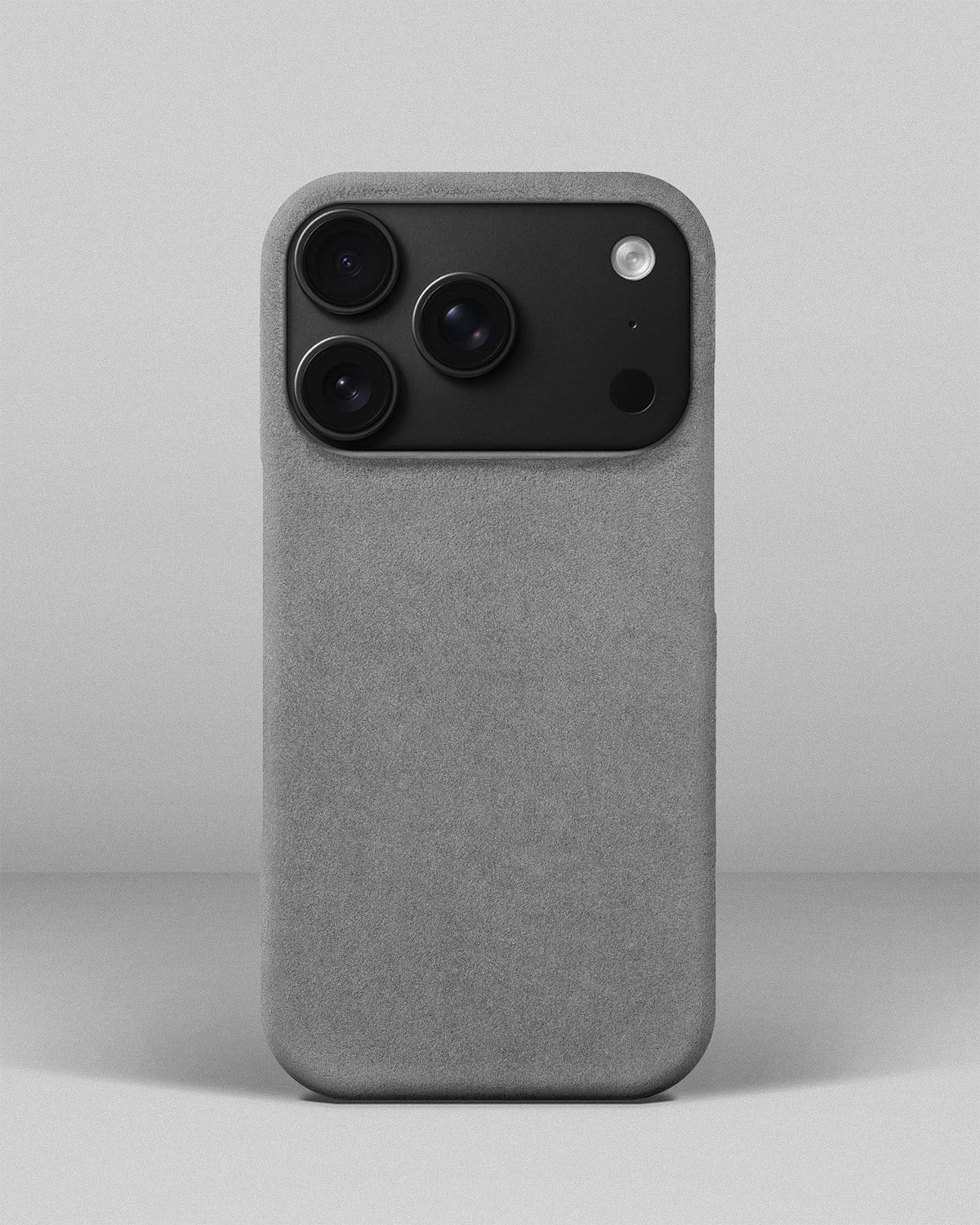 Light Grey Alcantara Case for iPhone 18 Pro