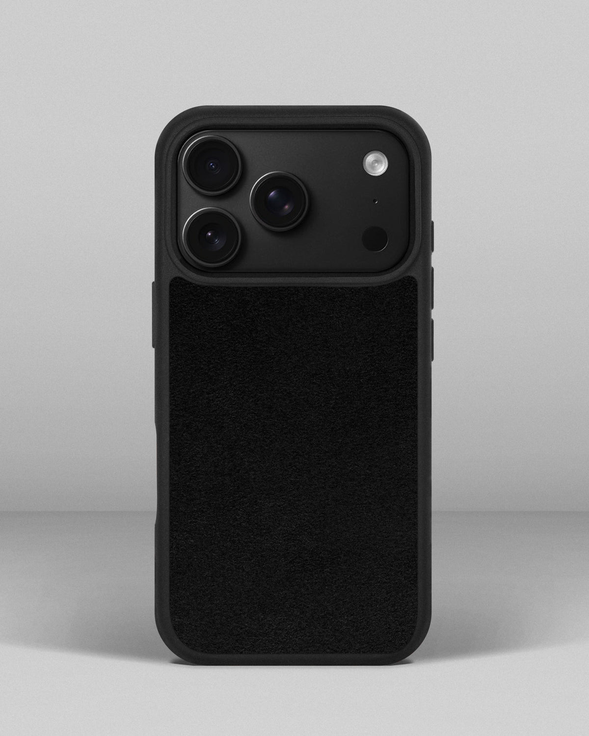 Black Alcantara Sport Case for iPhone 18 Pro