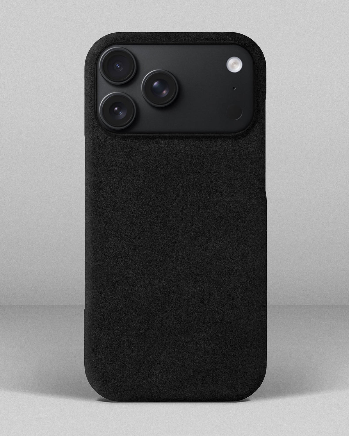 Black Alcantara Case for iPhone 18 Pro Max