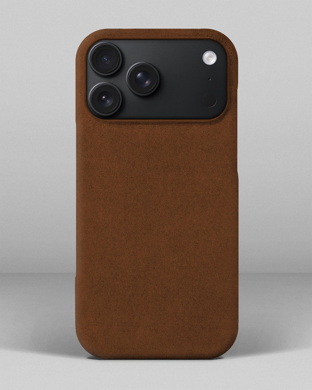 Brown Alcantara Case for iPhone 18 Pro Max