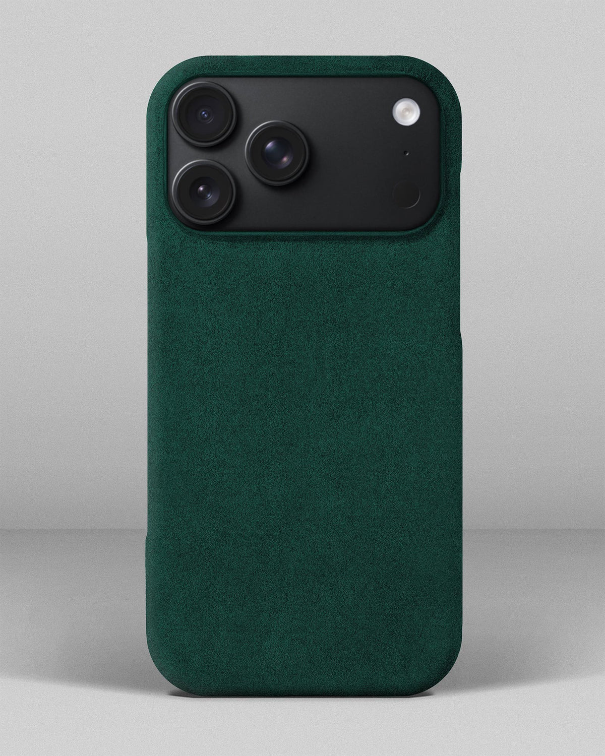 Green Alcantara Case for iPhone 18 Pro Max