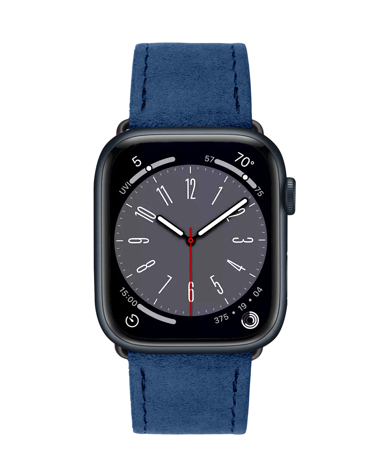 Blue Alcantara Apple Watch Strap