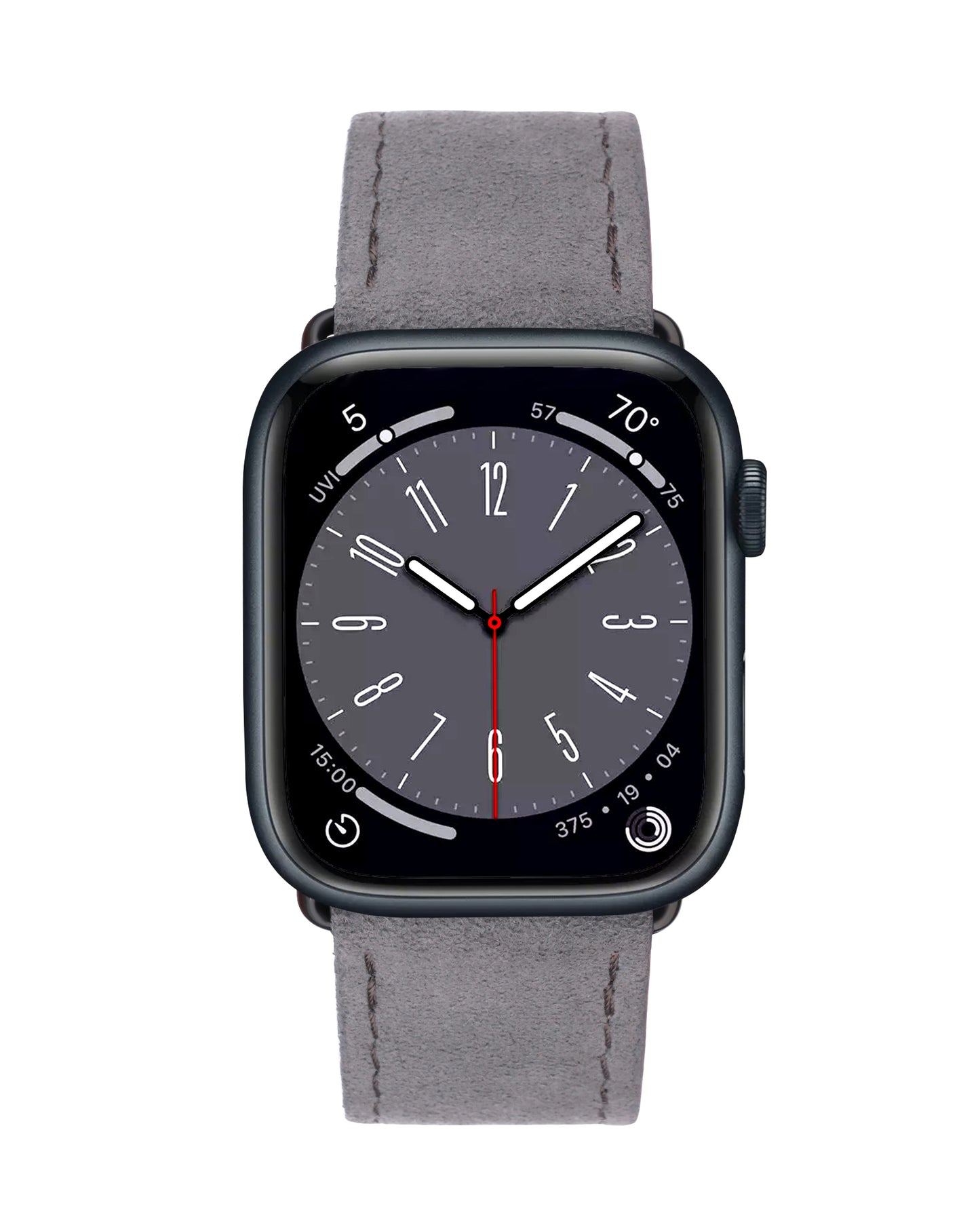 Gray Alcantara Apple Watch Strap