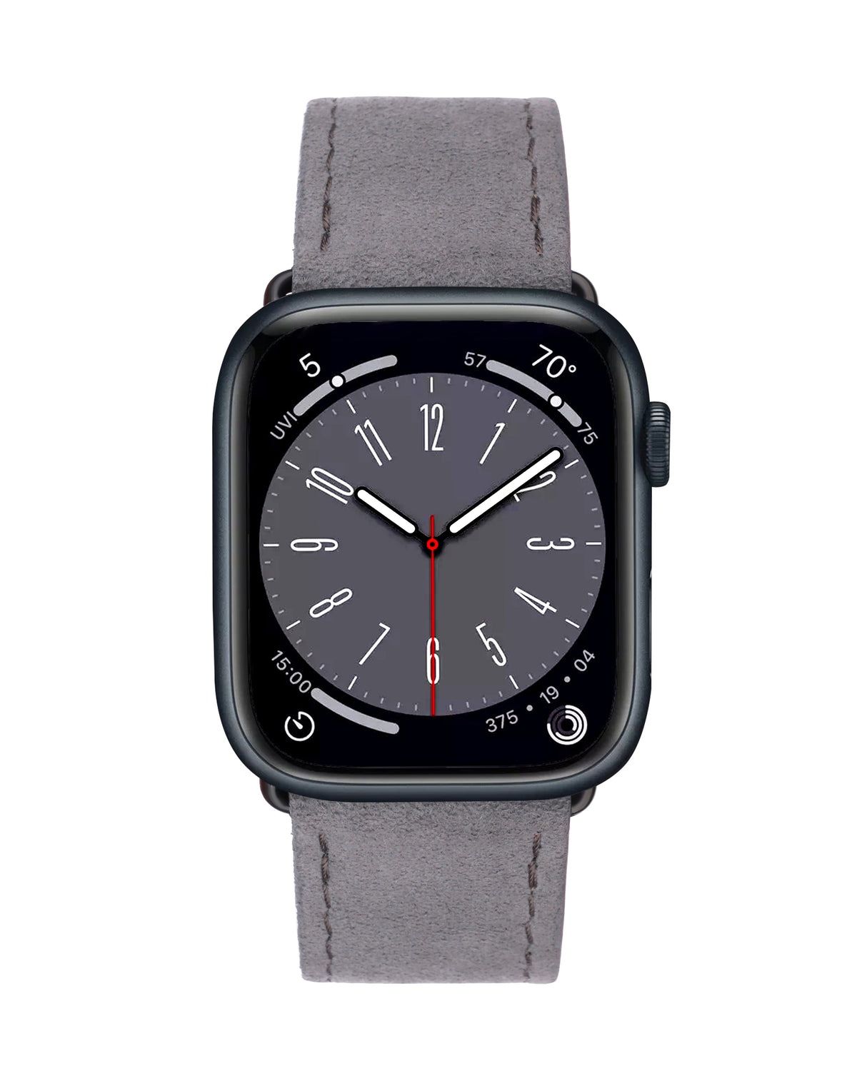 Light Grey Alcantara Apple Watch Strap