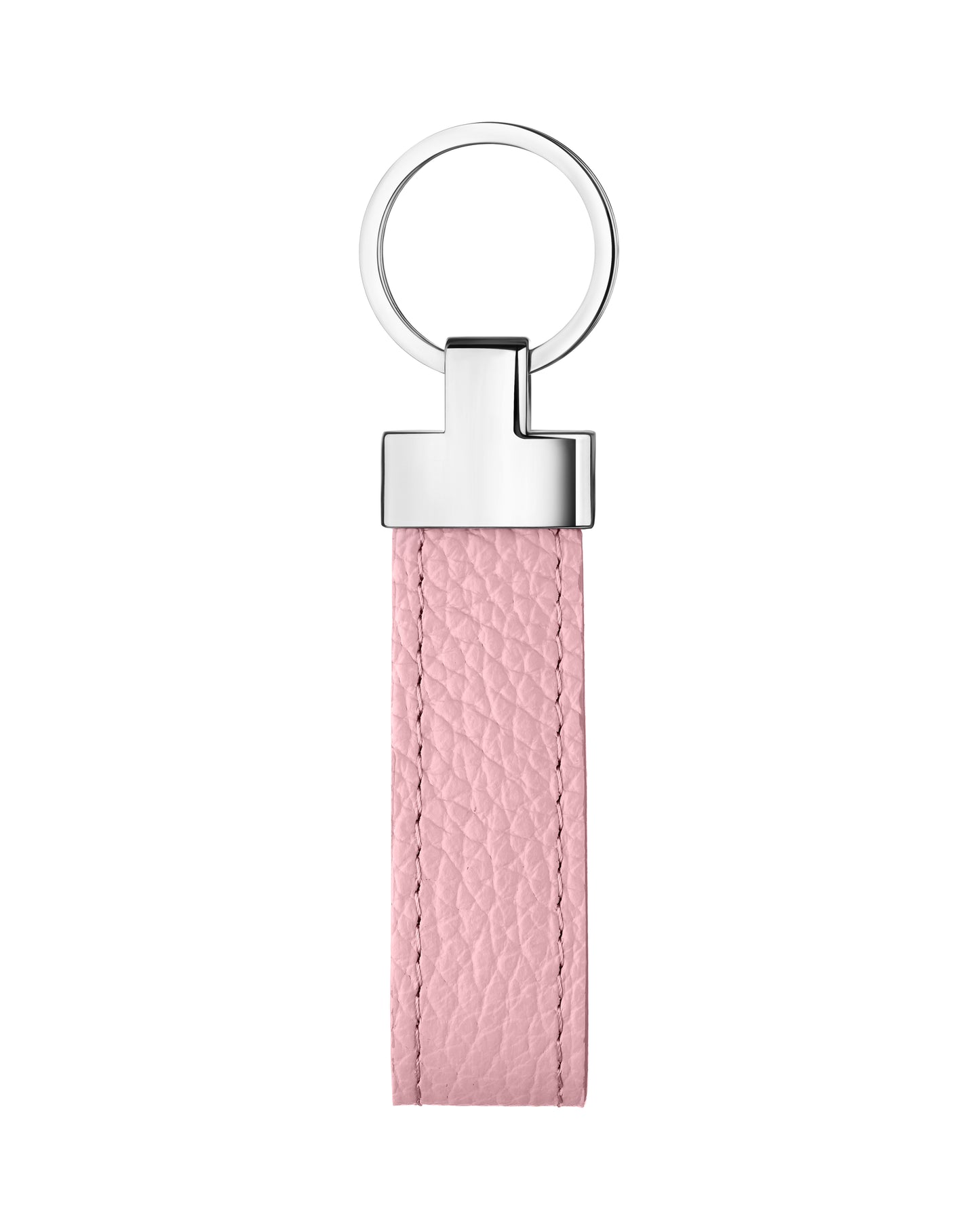 Pink Floater Leather Keychain