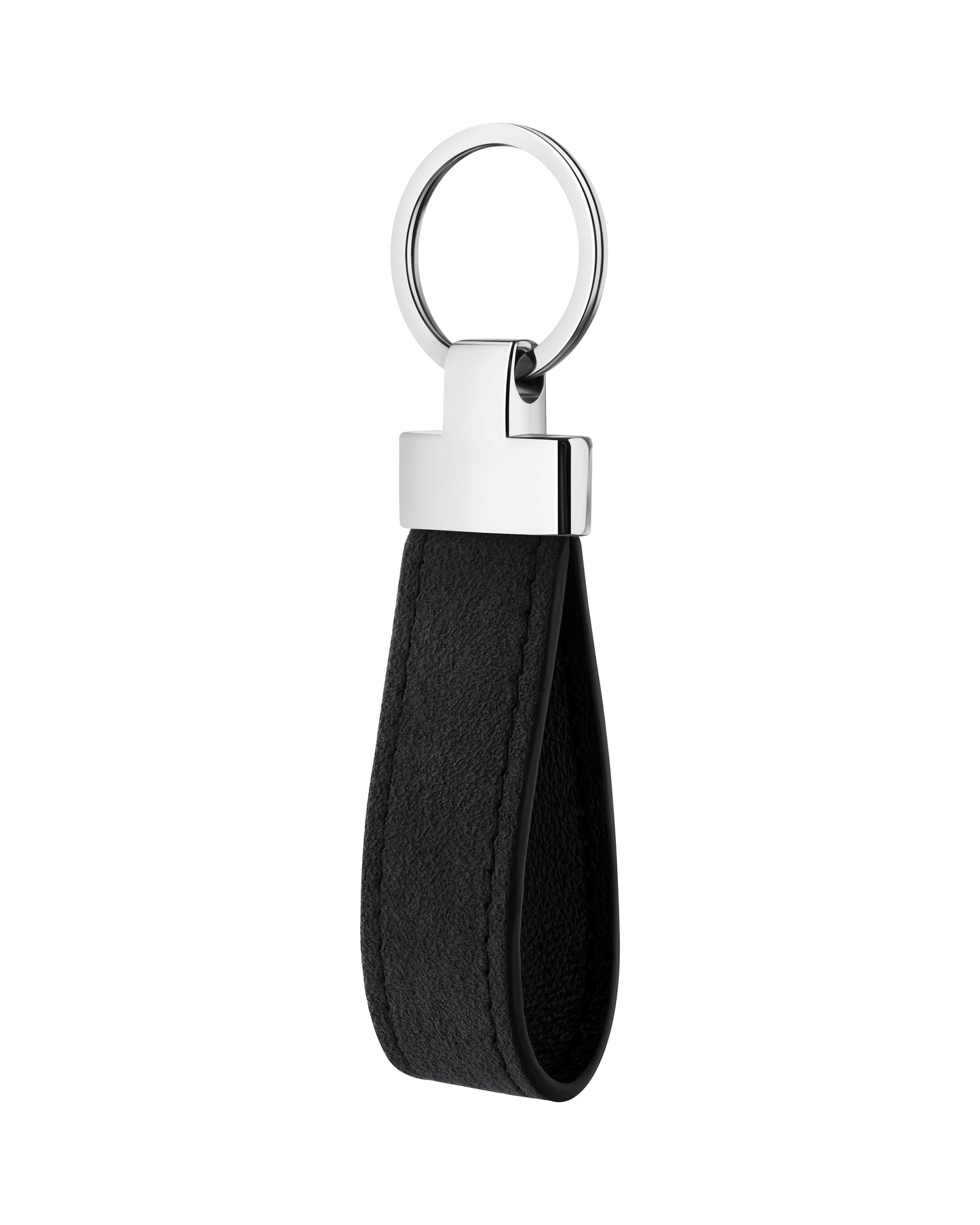 Black Alcantara Keychain
