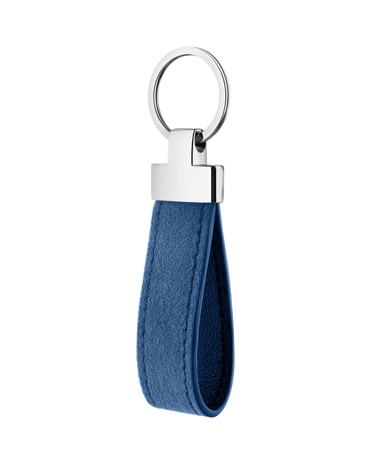 Blue Alcantara Keychain
