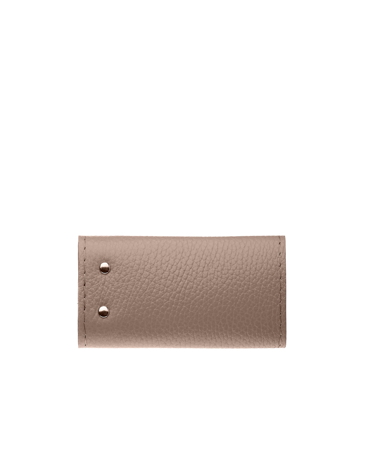 Beige Floater Leather Key Holder