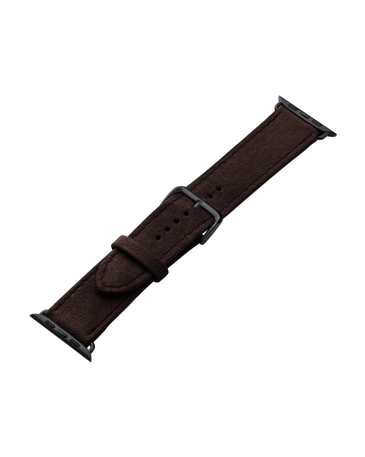 Dark Brown Alcantara Apple Watch Strap