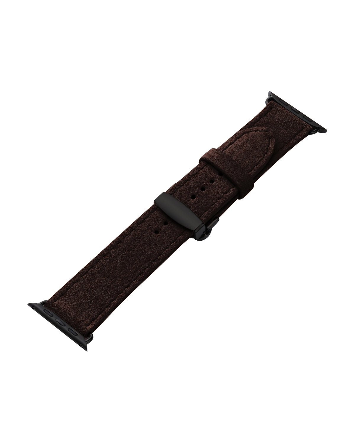 Dark Brown Alcantara Apple Watch Strap