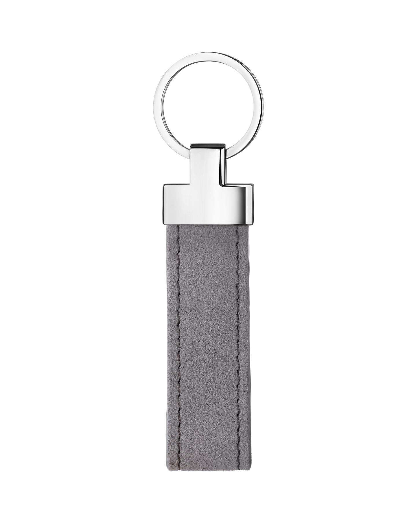 Light Grey Alcantara Keychain