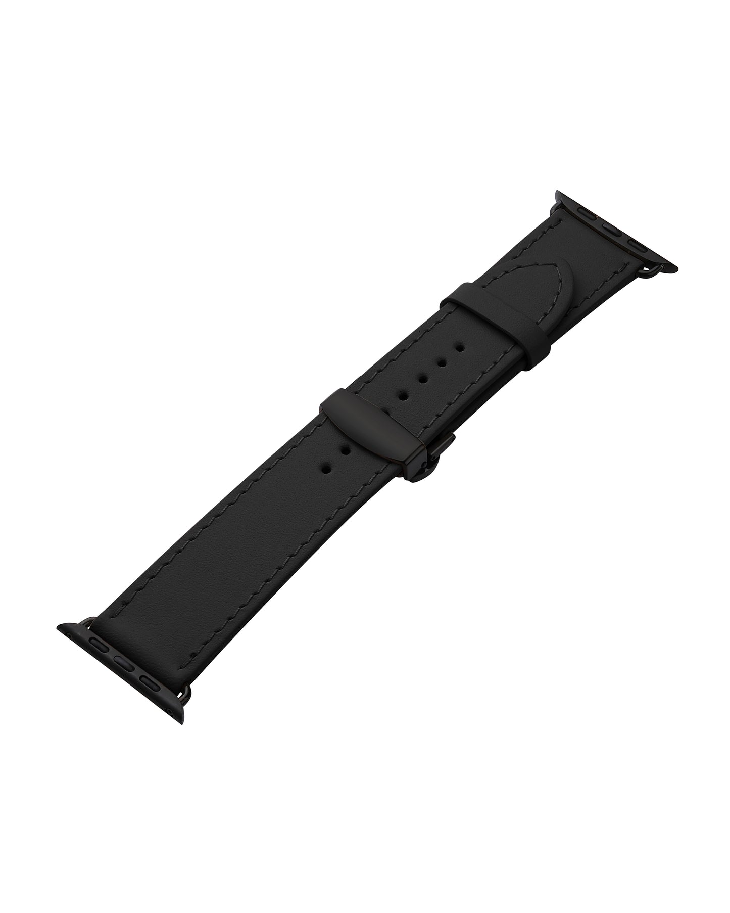 Ремінець Apple Watch із чорної телячої шкіри
