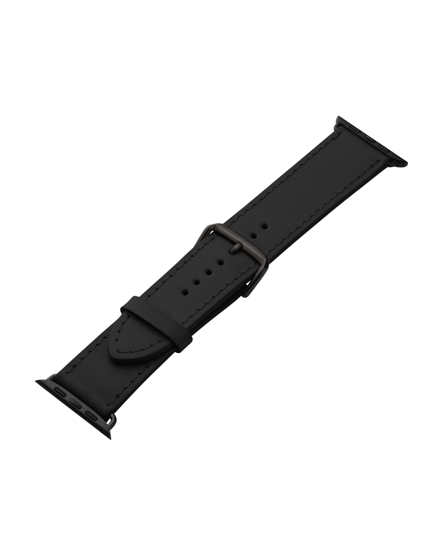 Ремінець Apple Watch із чорної телячої шкіри