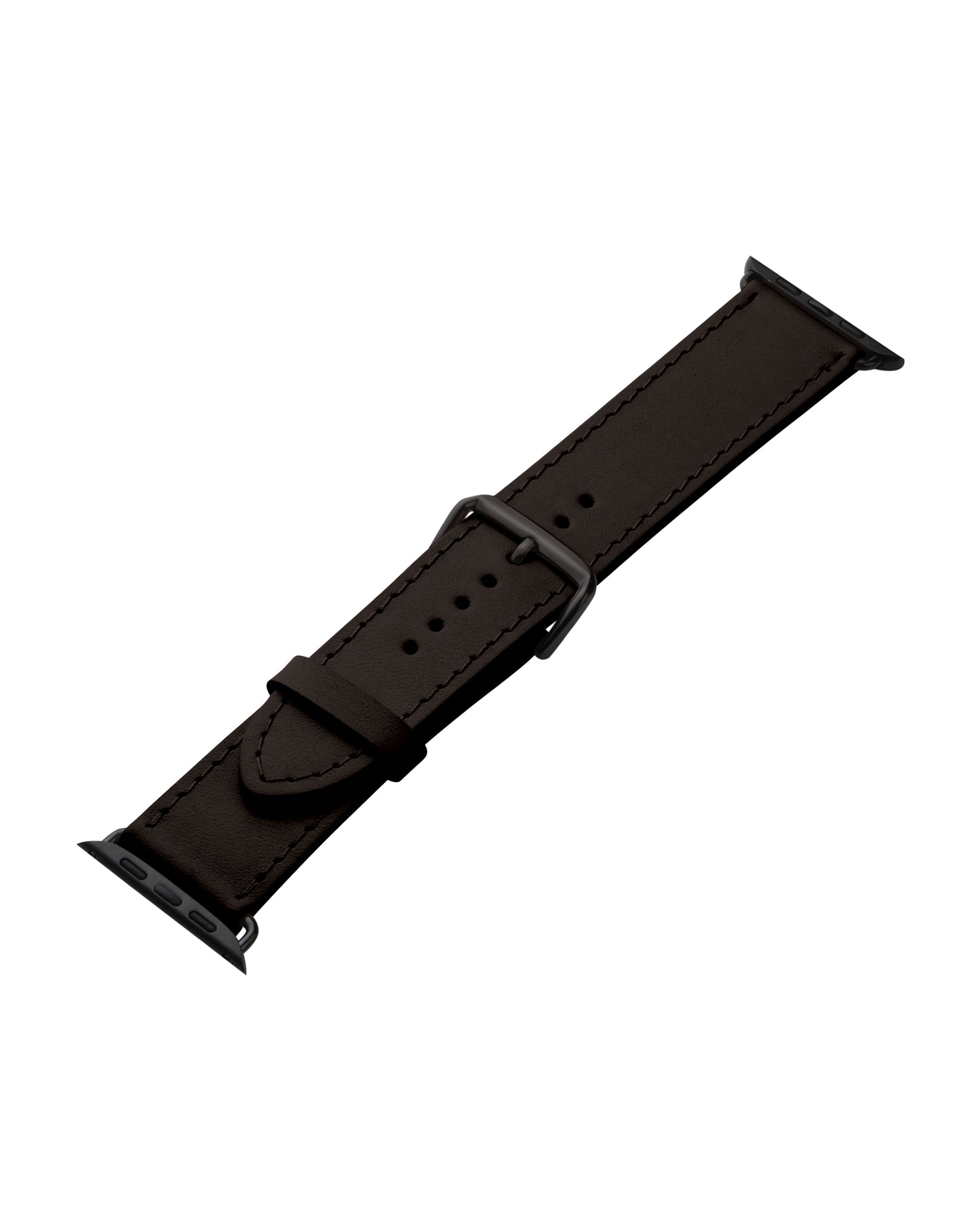 Dark Brown Calf Leather Apple Watch Strap