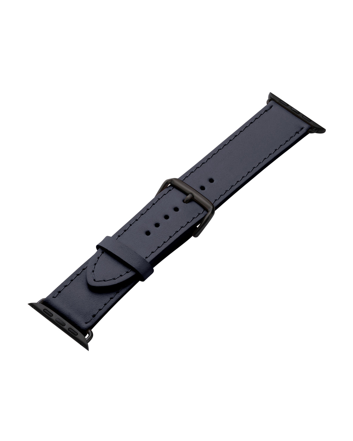Blue Calf Leather Apple Watch Strap