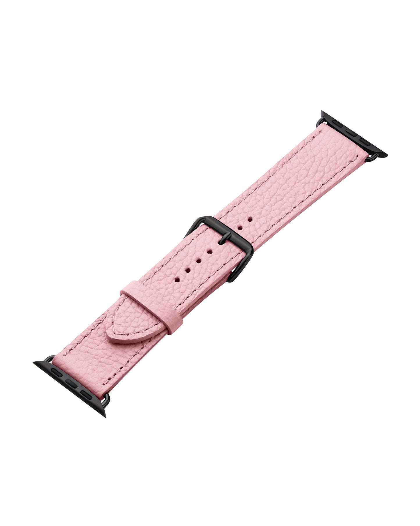 Ремінець для Apple Watch з рожевої текстурованої телячої шкіри