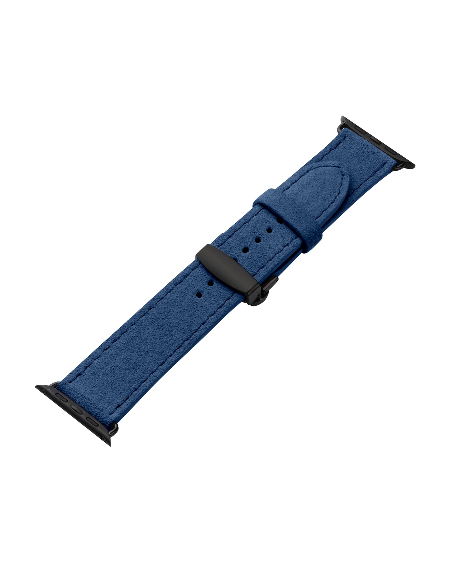 Blue Alcantara Apple Watch Strap