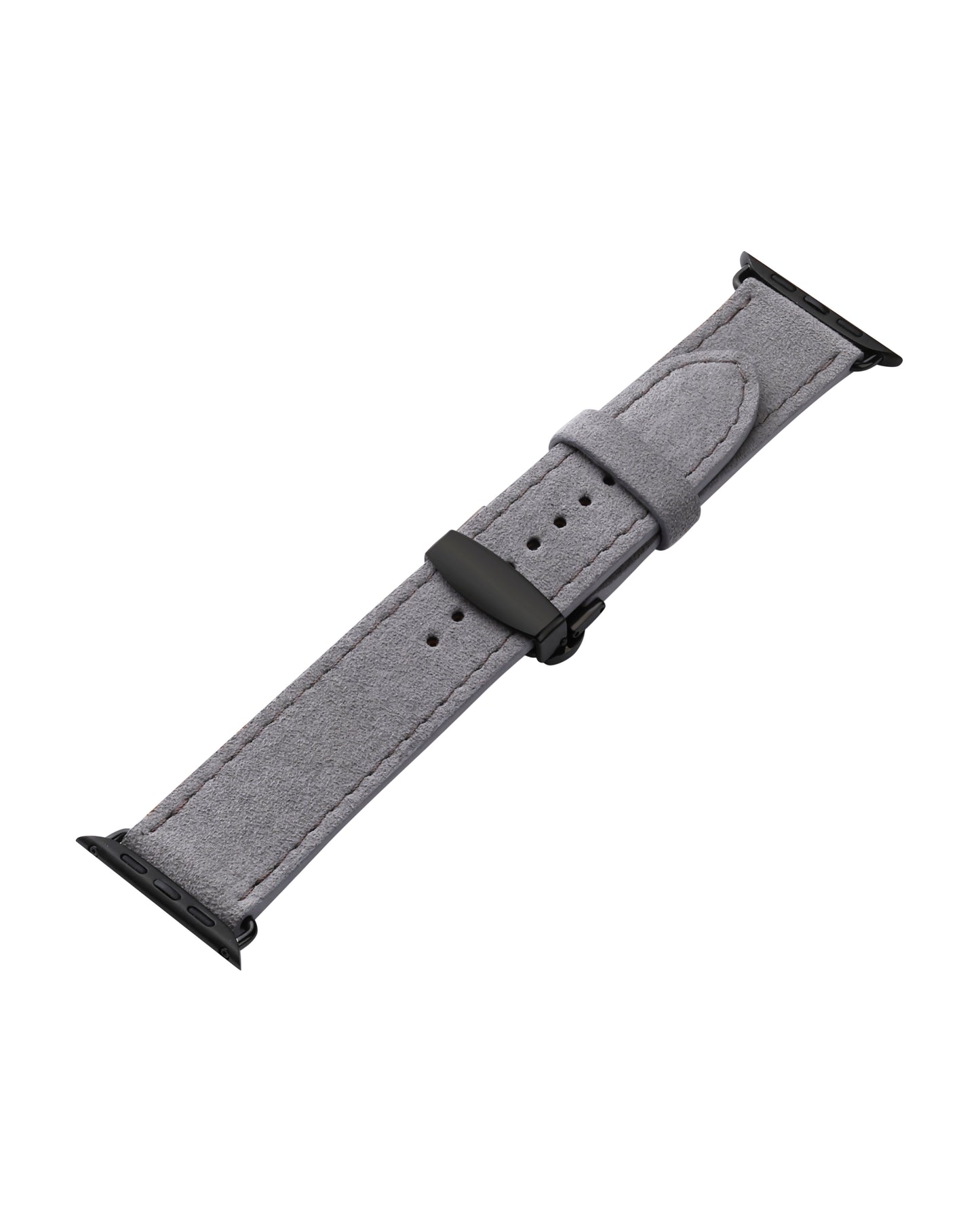 Gray Alcantara Apple Watch Strap