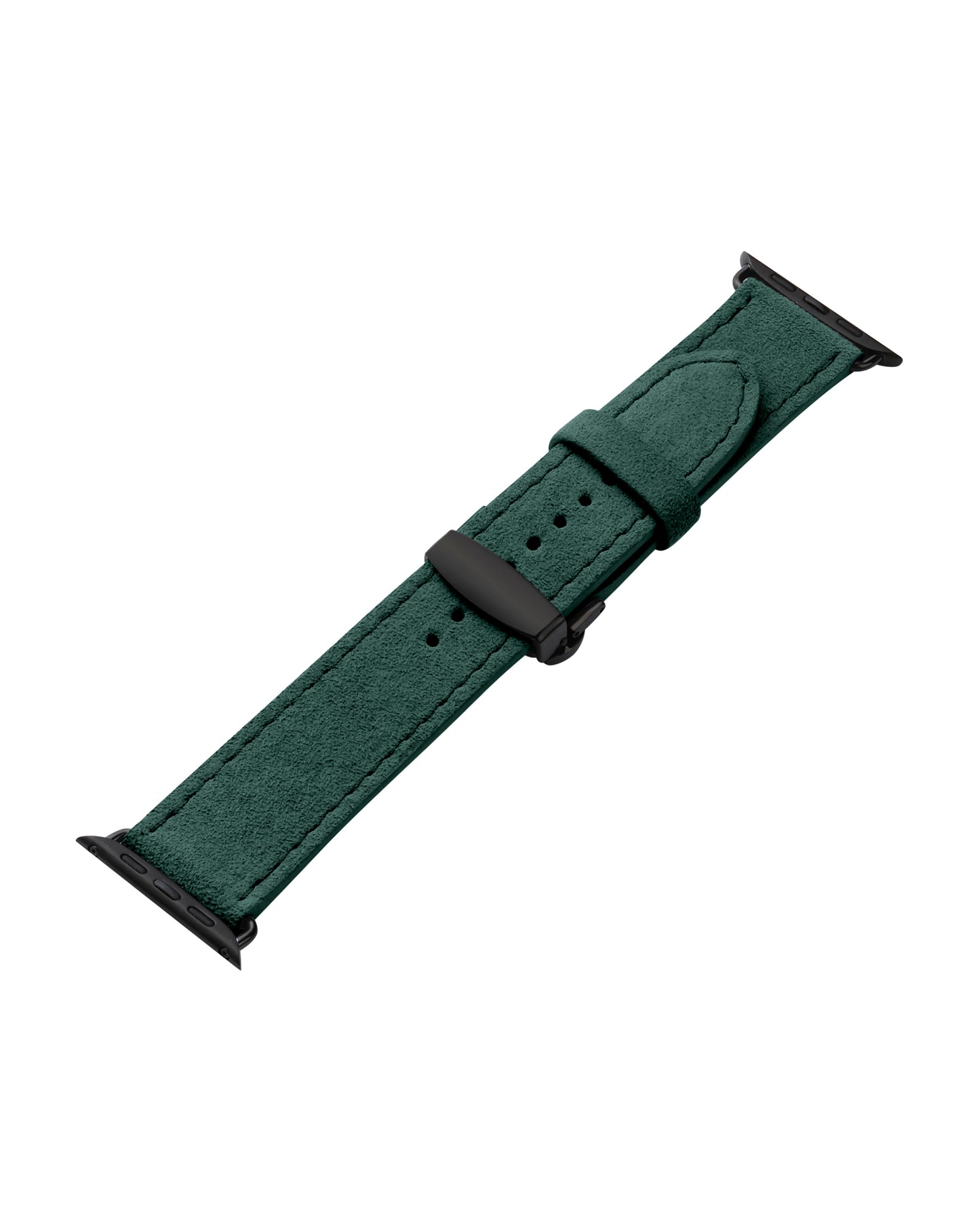 Green Alcantara Apple Watch Strap