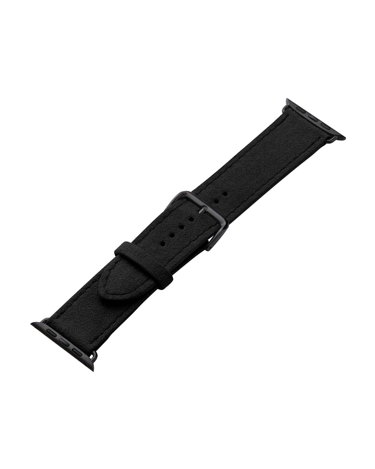 Black Alcantara Apple Watch Strap