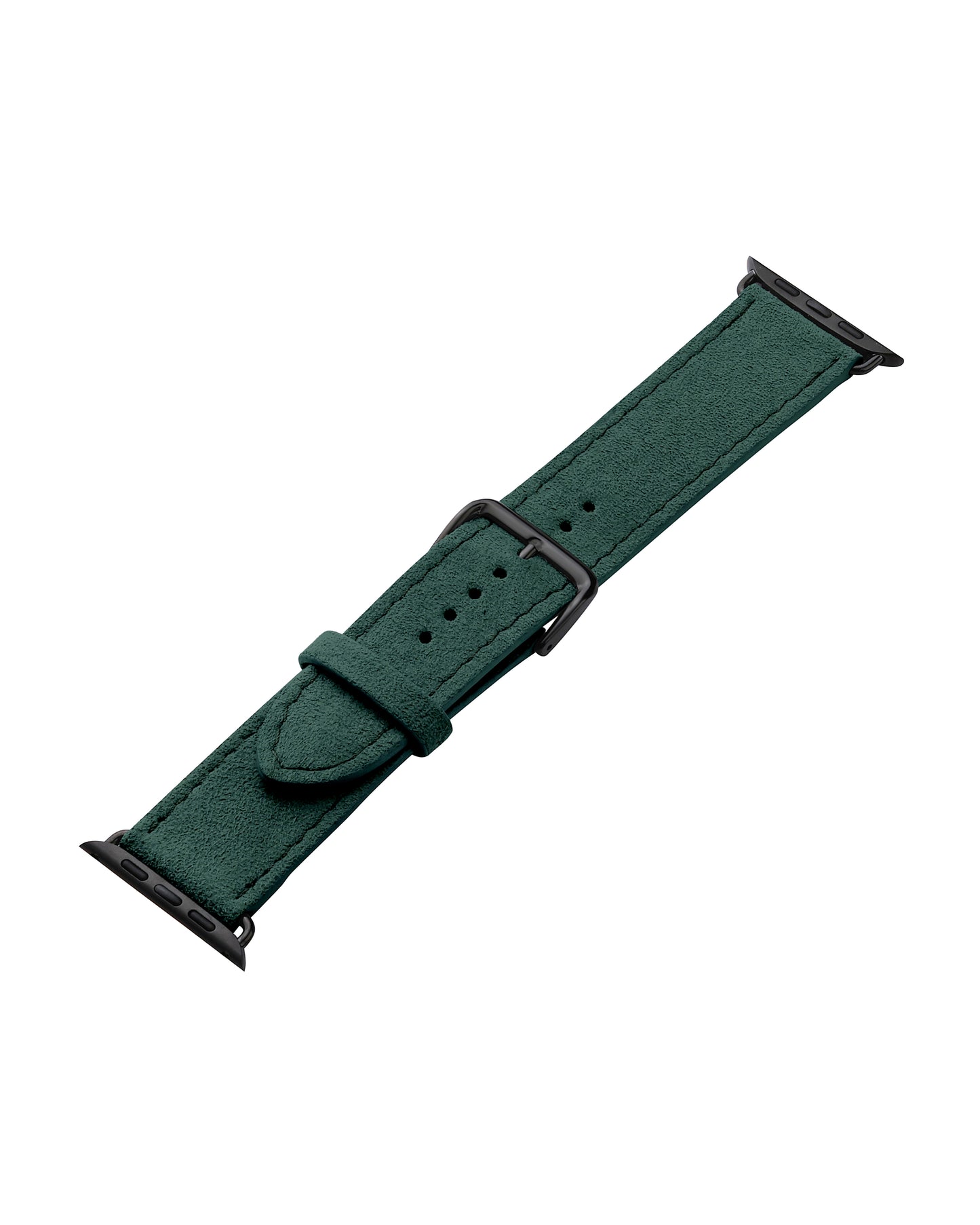Green Alcantara Apple Watch Strap