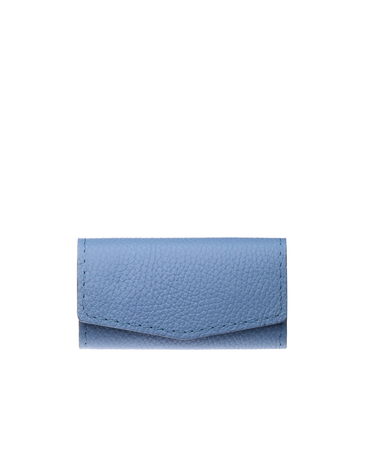 Light Blue Floater Leather Key Holder